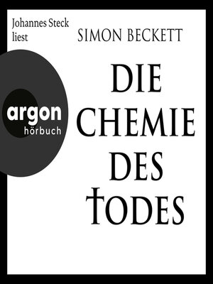 cover image of Die Chemie des Todes--David Hunter, Band 1 (Ungekürzte Lesung)